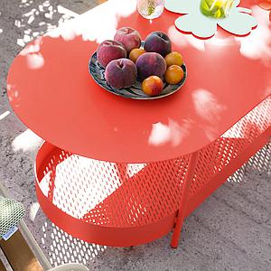 Table basse SALSA Fermob bleu acapulco