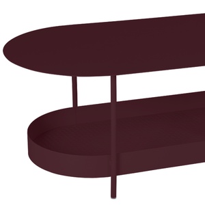 Table basse SALSA Fermob cerise noir