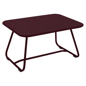 Table basse SIXTIES Fermob cerise noir