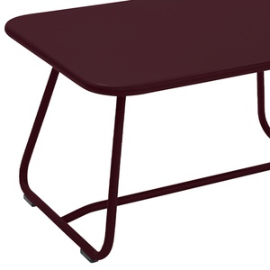 Table basse SIXTIES Fermob cerise noir