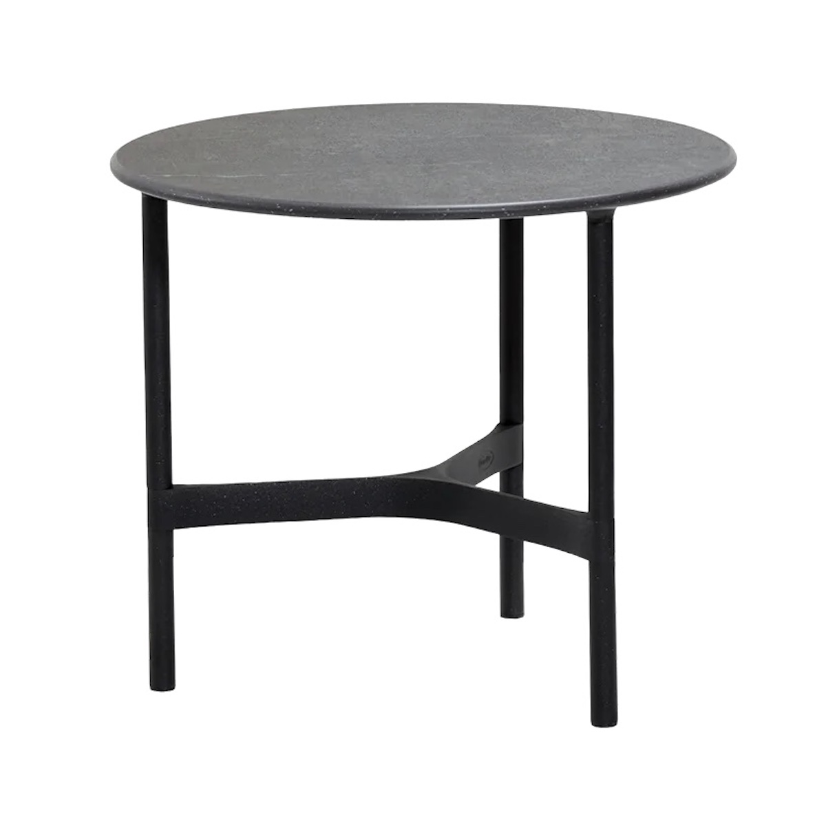 Table basse small 45cm TWIST Cane-line noir
