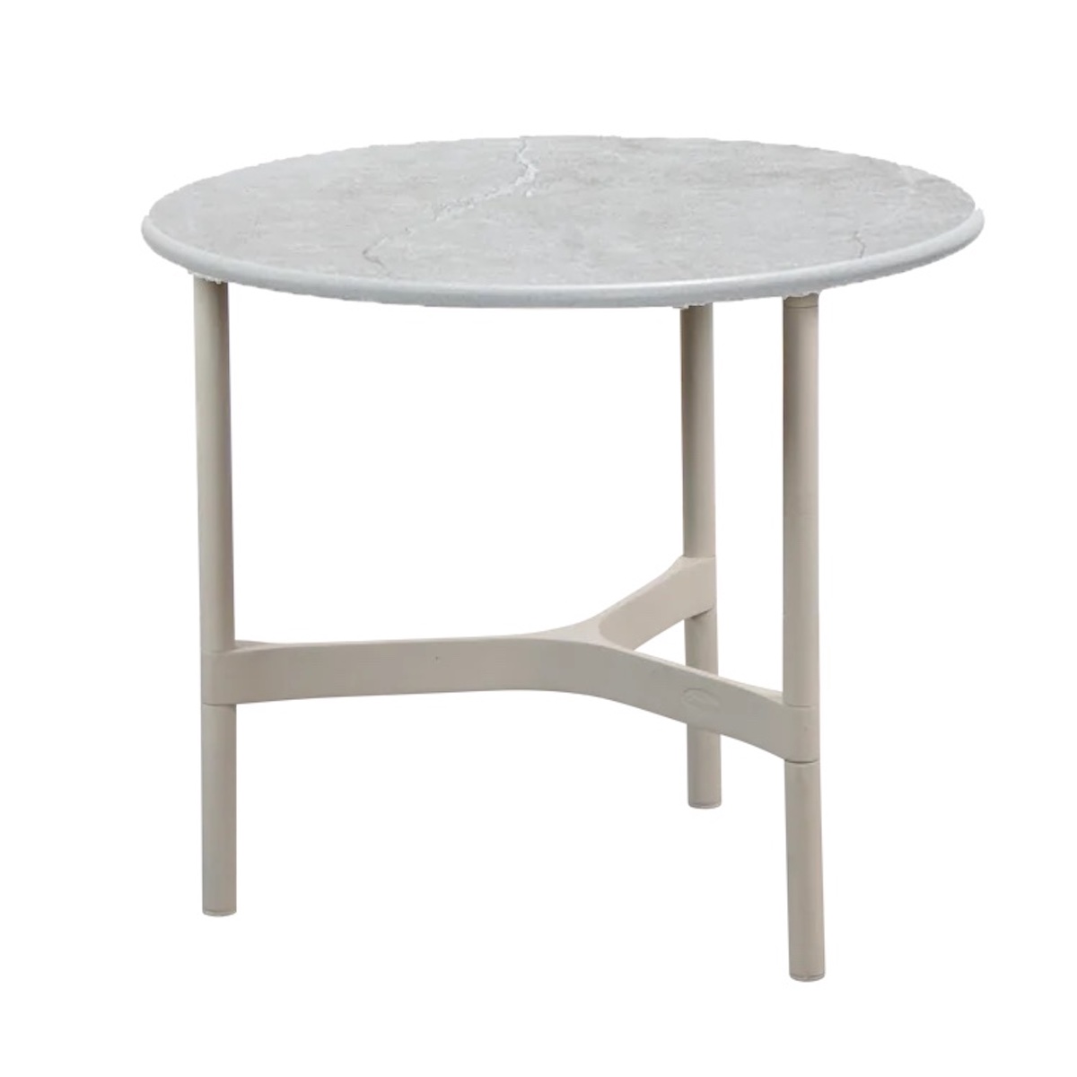 Table basse small 45cm TWIST Cane-line sand-gris