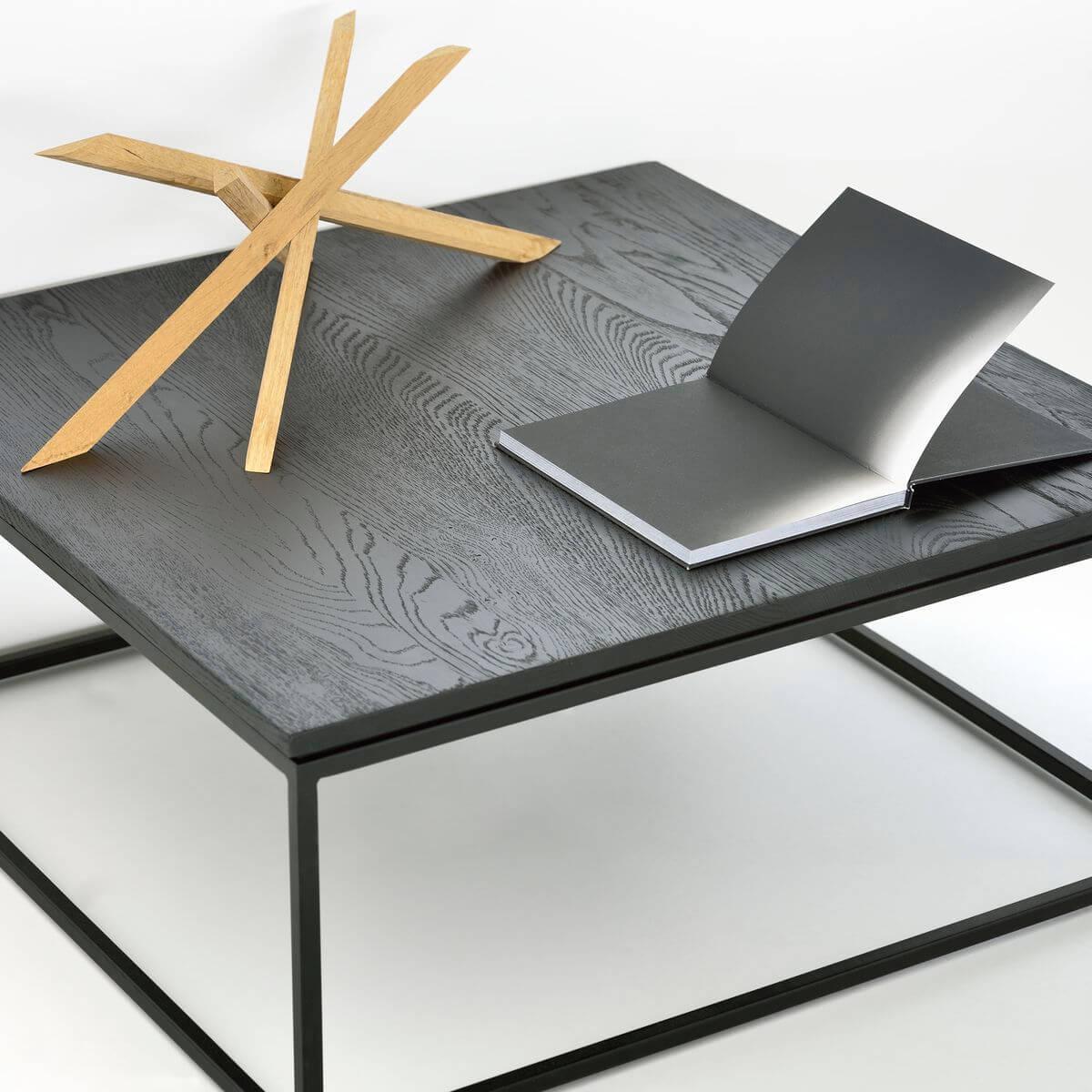 Table basse THIN Ethnicraft chêne teinté noir