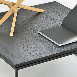 Table basse THIN Ethnicraft chêne teinté noir