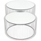 Table basse Wire argenté Set de 2 Kare Design