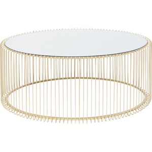 Table basse Wire Uno laiton 60x90cm Kare Design