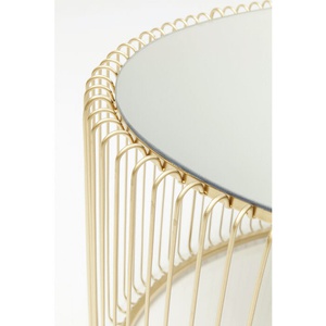 Table basse Wire Uno laiton 60x90cm Kare Design