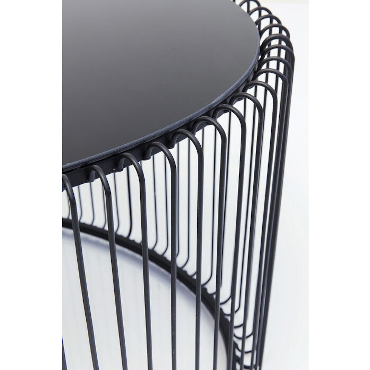 Table basse Wire Uno noir 60x90cm Kare Design