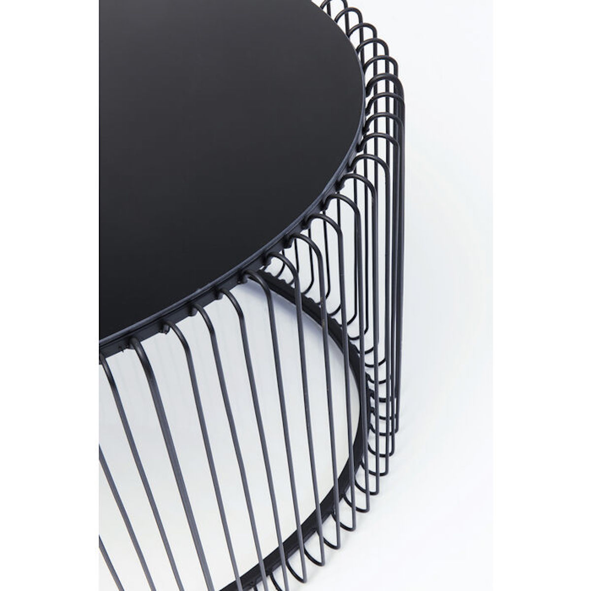 Table basse Wire Uno noir 60x90cm Kare Design