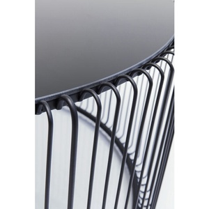 Table basse Wire Uno noir Ø80cm Kare Design