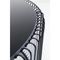 Table basse Wire Uno noir Ø80cm Kare Design