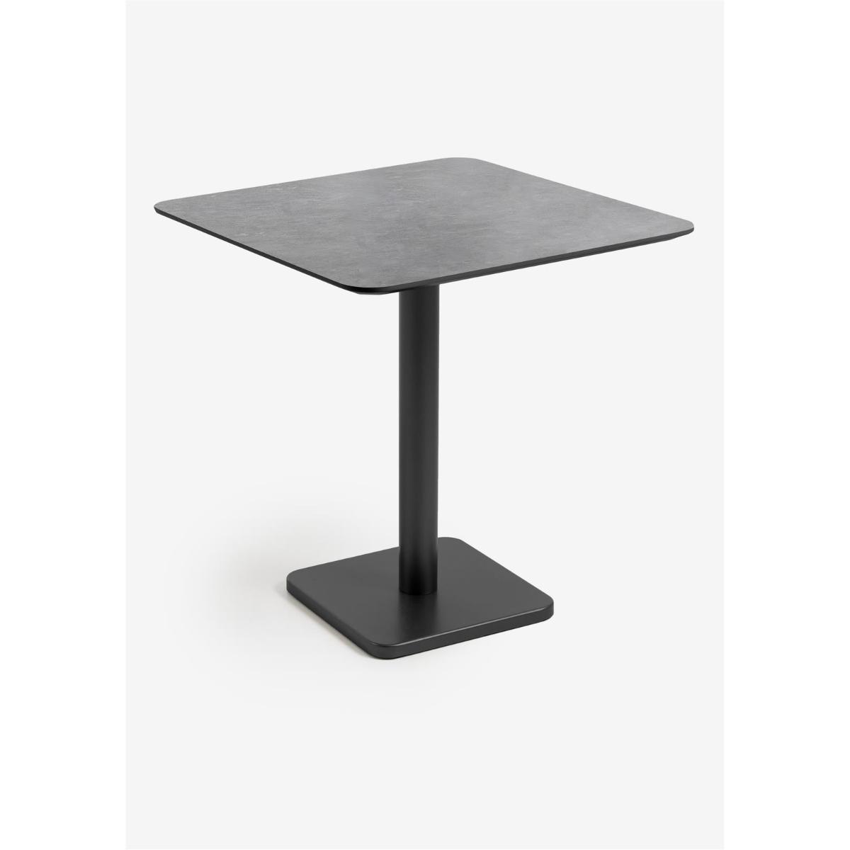 Table bistro carré 75x75 cm BREST Coco Maison noir/anthracite