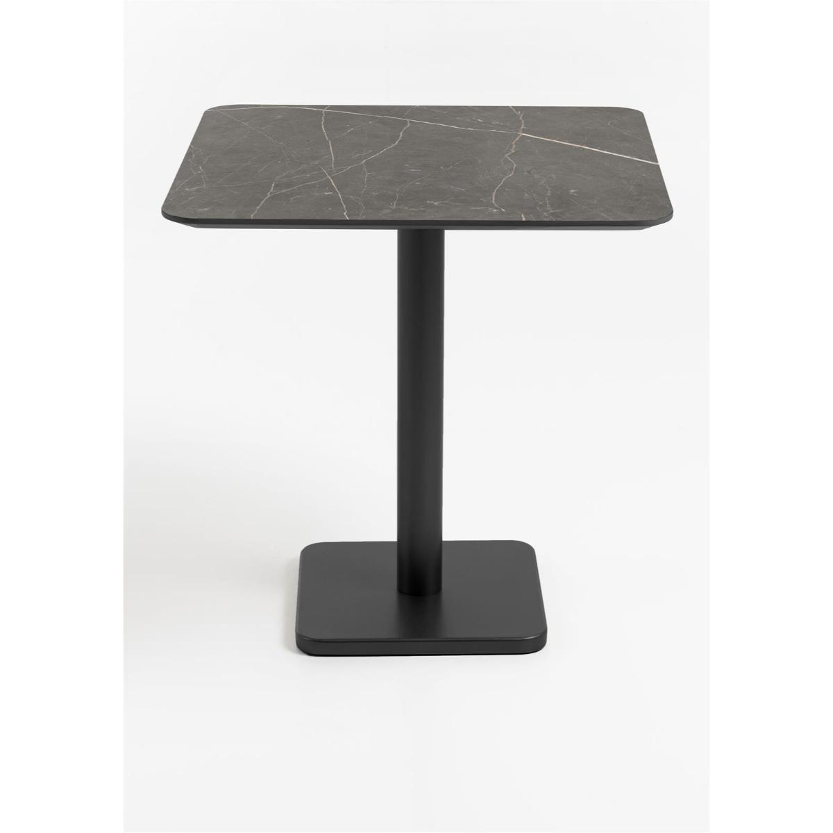 Table bistro carré 75x75 cm BREST Coco Maison noir/onyx