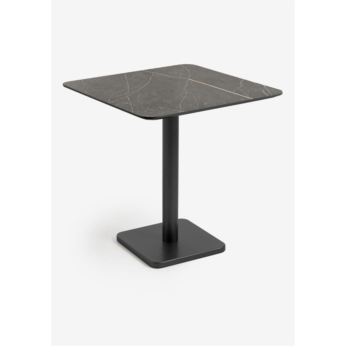 Table bistro carré 75x75 cm BREST Coco Maison noir/onyx