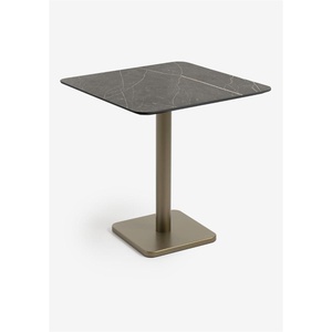 Table bistro carré 75x75 cm BREST Coco Maison or/onyx