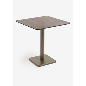 Table bistro carré 75x75 cm BREST Coco Maison or/rouille