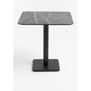 Table bistro carré 75x75cm BREST Coco Maison noir/gris clair