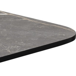 Table bistro carré 75x75cm BREST Coco Maison noir/gris clair