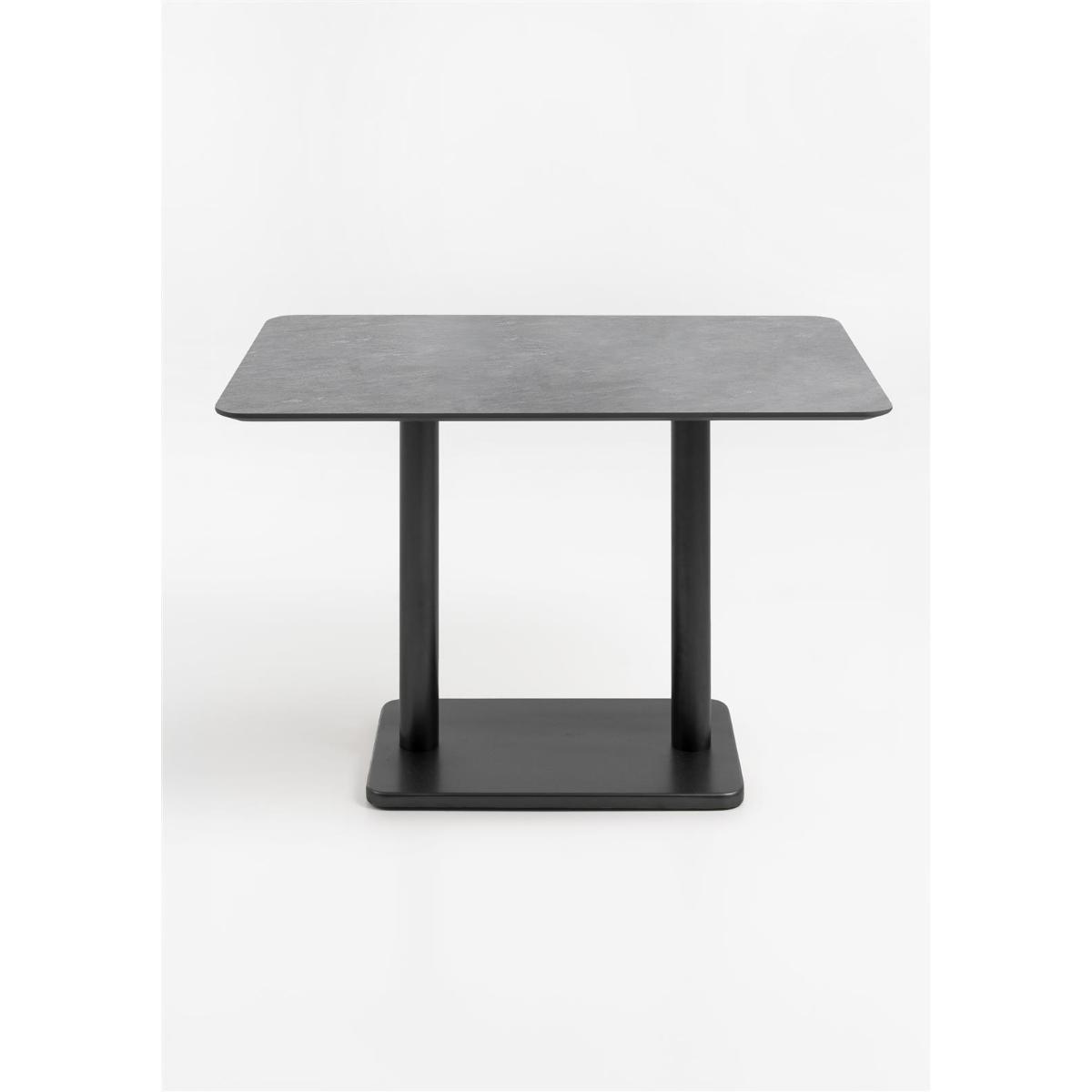 Table bistro rectangle  75x120 cm BREST Coco Maison noir/anthracite