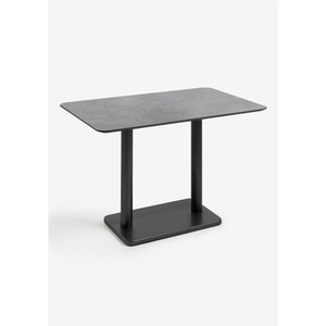 Table bistro rectangle  75x120 cm BREST Coco Maison noir/anthracite
