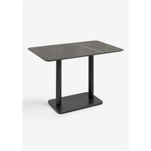 Table bistro rectangle 75x120cm BREST Coco Maison noir/onyx