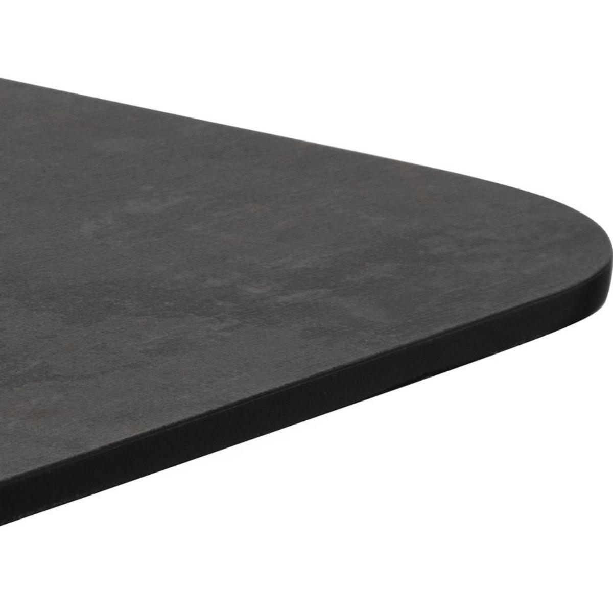 Table bistro rectangle 75x120cm BREST Coco Maison or/anthracite