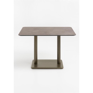 Table bistro rectangle  75x120cm BREST Coco Maison or/rouille