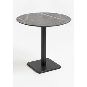 Table bistro ronde 80cm BREST Coco Maison noir/gris clair