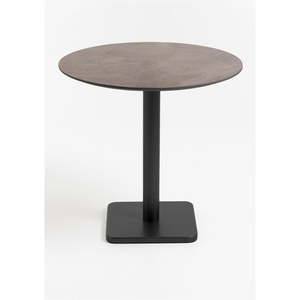 Table bistro ronde 80cm BREST Coco Maison noir/rouille