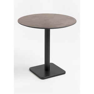 Table bistro ronde 80cm BREST Coco Maison noir/rouille