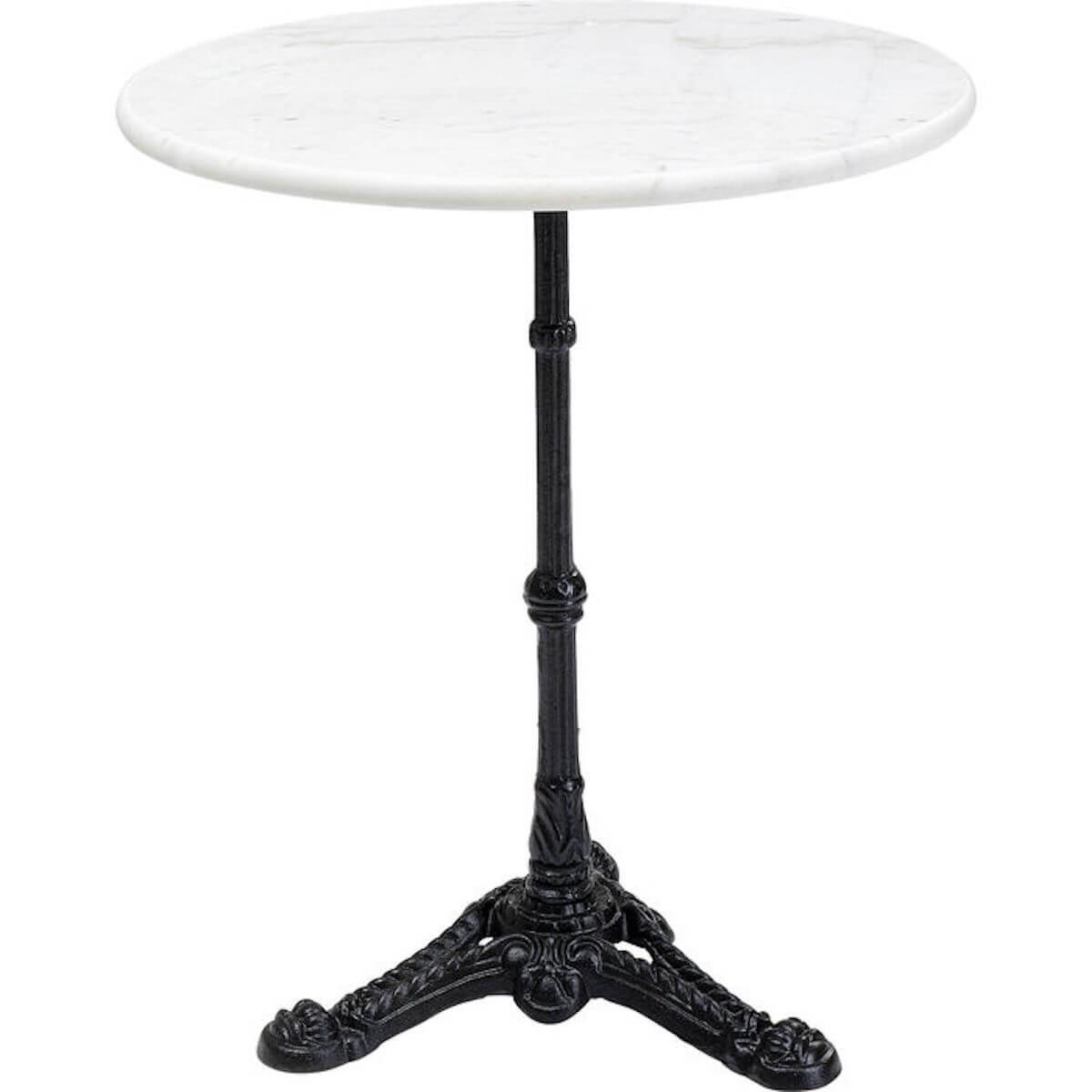 Table bistrot 60cm KAFFEEHAUS Kare Design blanc