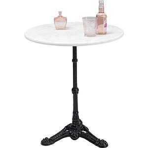 Table bistrot 60cm KAFFEEHAUS Kare Design blanc