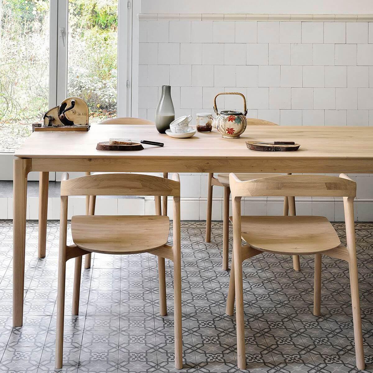 Table BOK Ethnicraft chêne