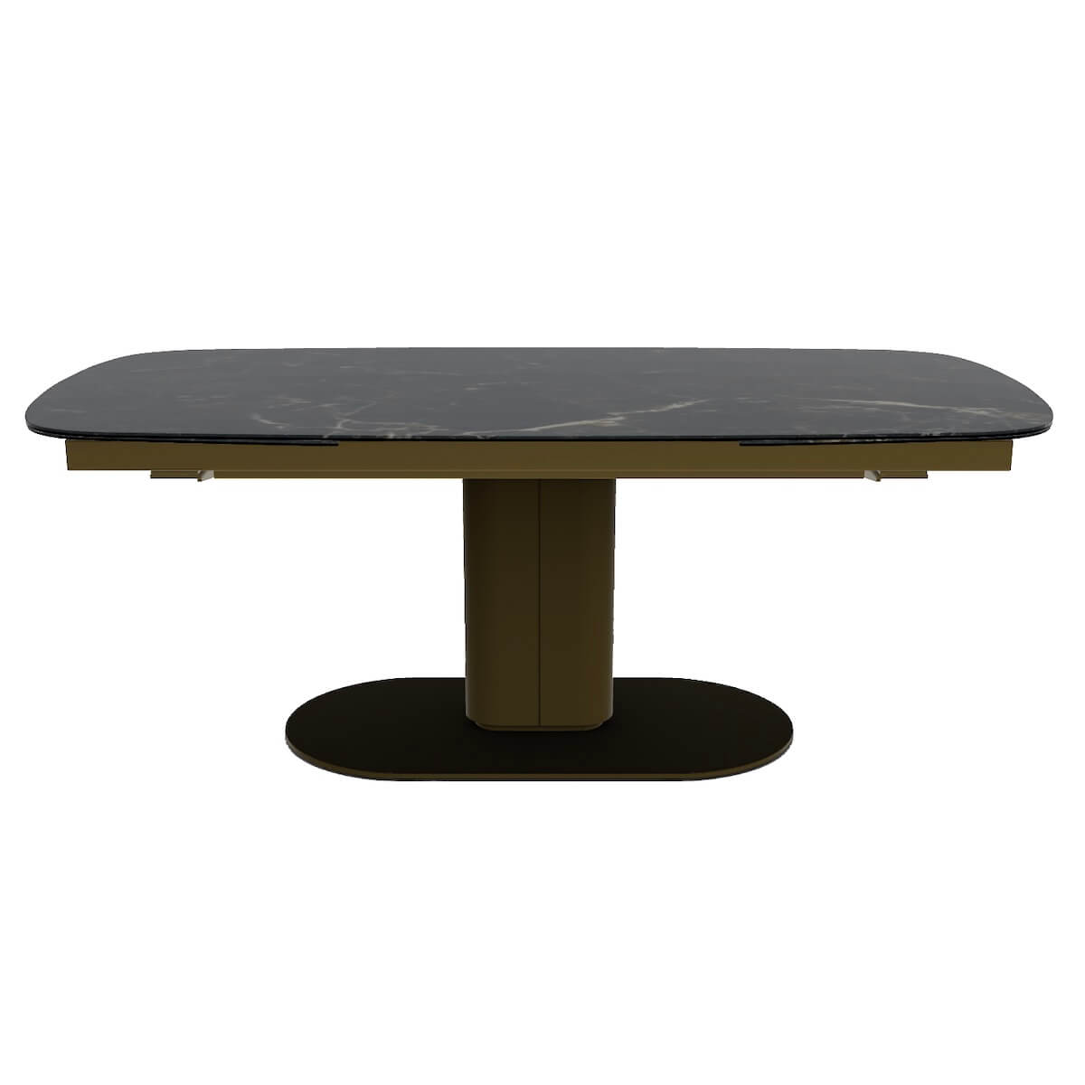 Table  CAMEO à rallonge 200/248/296x100cm  Calligaris céramique calacatta