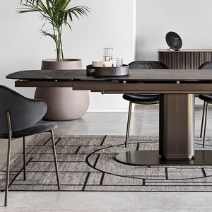 Table  CAMEO à rallonge 200/248/296x100cm  Calligaris céramique calacatta