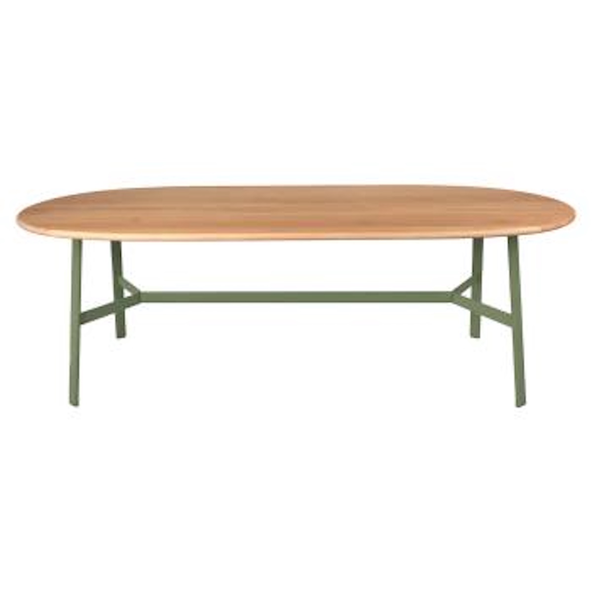 Table chêne ovale 220x95cm SO'O Fermob Indoor cactus