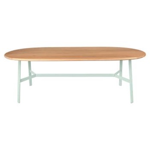 Table chêne ovale 220x95cm SO'O Fermob Indoor menthe glaciale