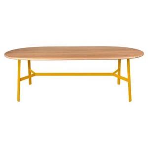 Table chêne ovale 220x95cm SO'O Fermob Indoor miel