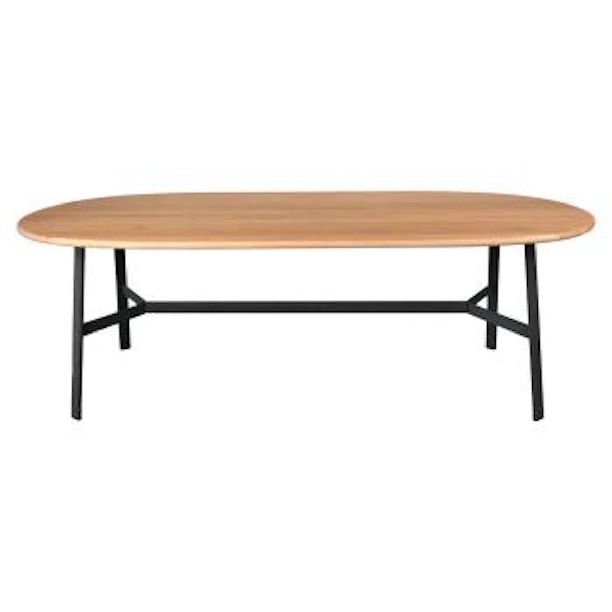 Table chêne ovale 220x95cm SO'O Fermob Indoor réglisse