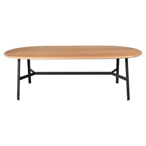 Table chêne ovale 220x95cm SO'O Fermob Indoor réglisse