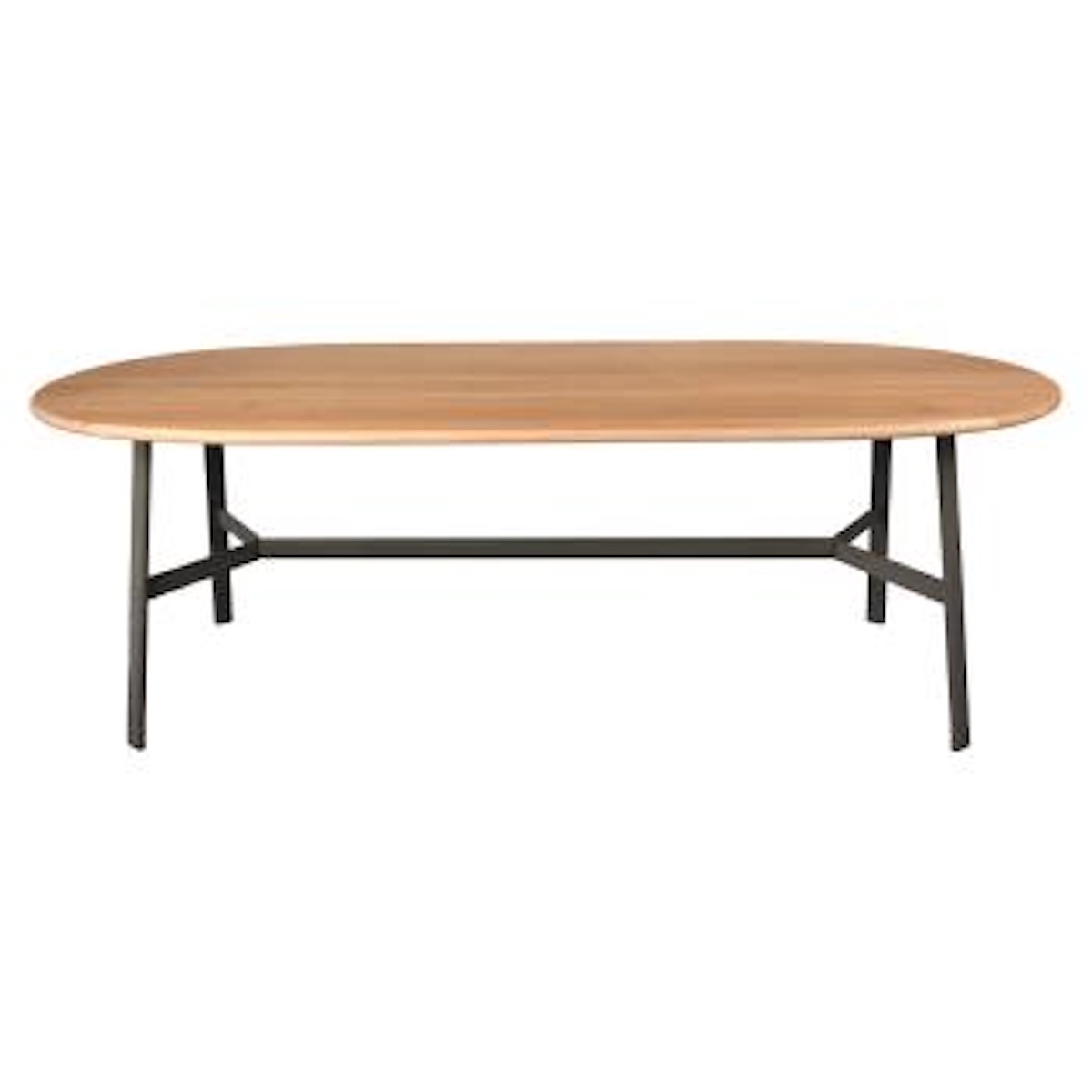 Table chêne ovale 220x95cm SO'O Fermob Indoor tonka
