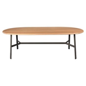 Table chêne ovale 220x95cm SO'O Fermob Indoor tonka