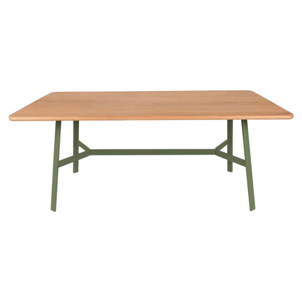 Table chêne SO'O Fermob Indoor 180X90cm cactus