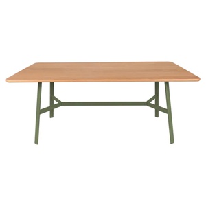 Table chêne SO'O Fermob Indoor 180X90cm cactus