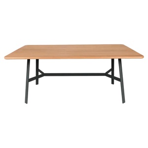 Table chêne SO'O Fermob Indoor 180X90cm carbone