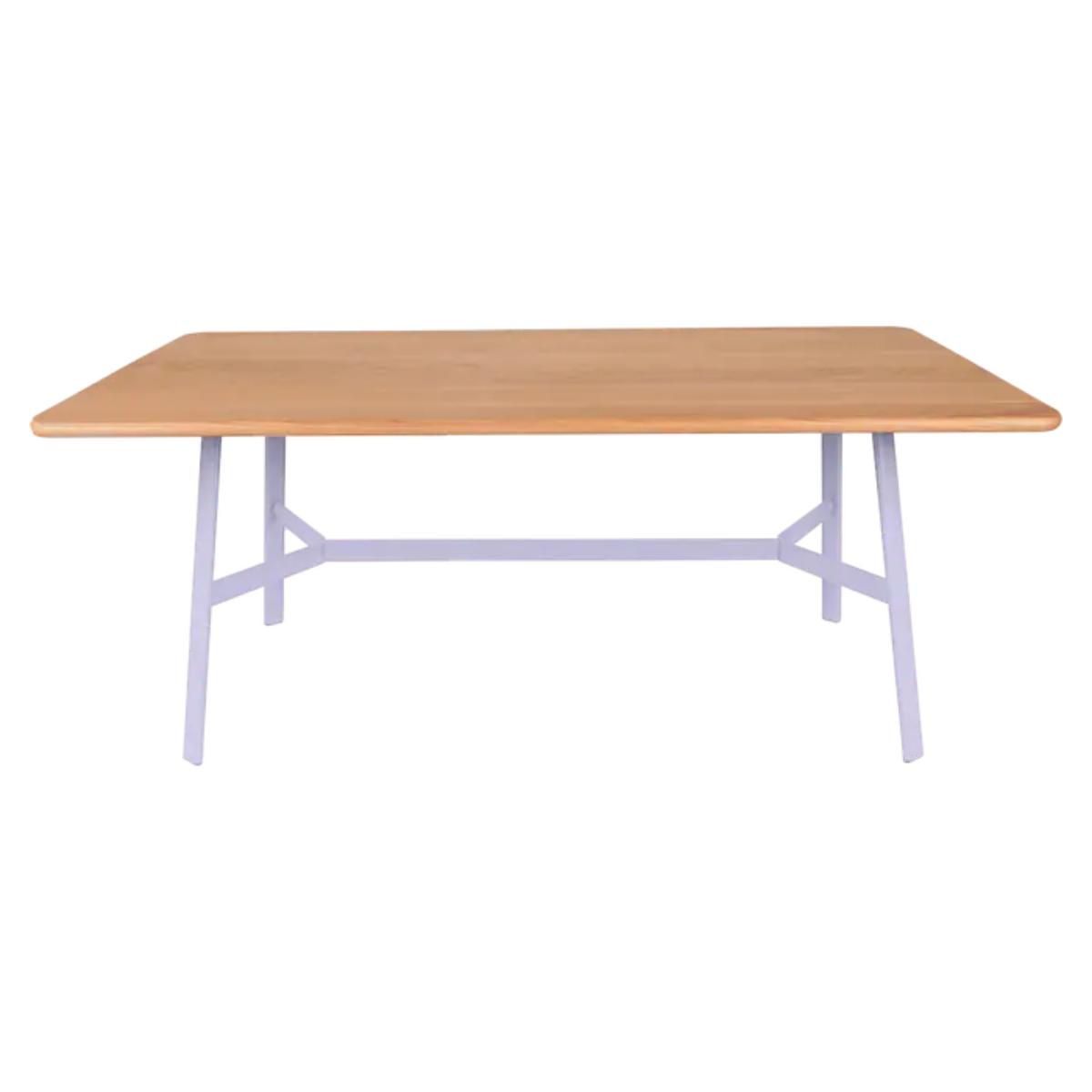 Table chêne SO'O Fermob Indoor 180X90cm guimauve