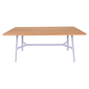 Table chêne SO'O Fermob Indoor 180X90cm guimauve