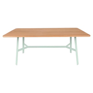 Table chêne SO'O Fermob Indoor 180X90cm menthe glaciale