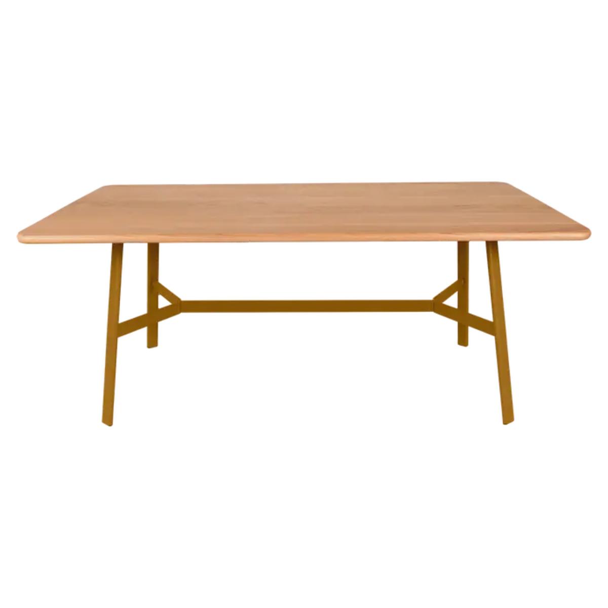 Table chêne SO'O Fermob Indoor 180X90cm pain d'épices