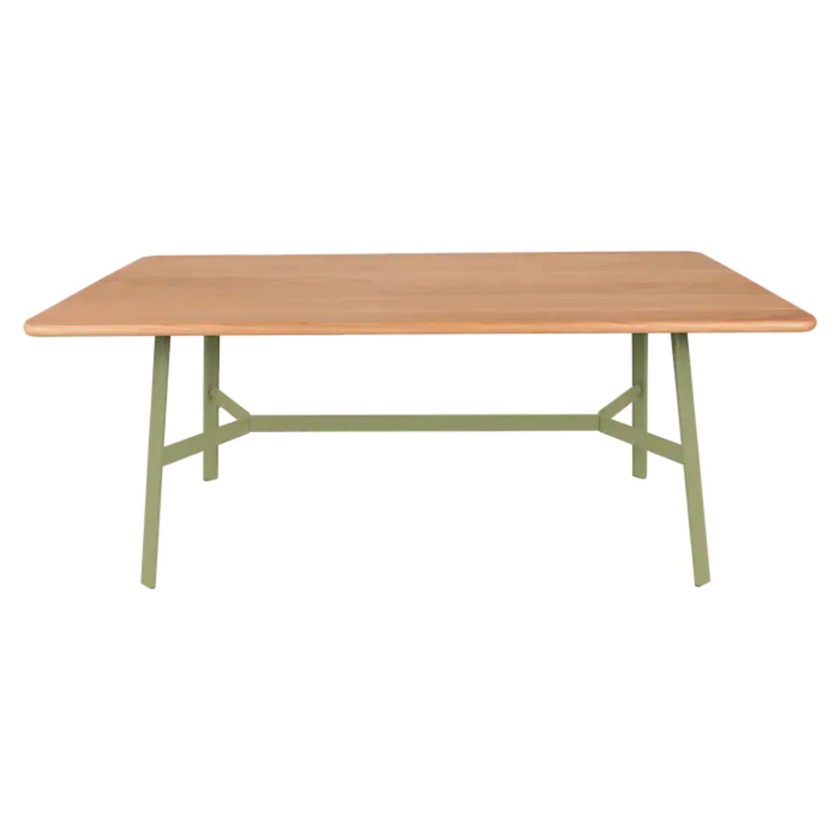Table chêne SO'O Fermob Indoor 180x90cm tilleul